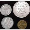 Image 1 : 674. Four-Piece Set of Max Thoma Elgin, Iowa Good For Tokens.