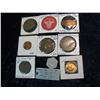 Image 1 : 679. (10) Old Tokens, Medals& Collectables valued at $45.00. Includes 