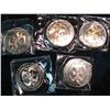 Image 2 : 704. (5) Different Double Eagle Commemorative Coins. Some with gold highlighting.