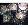 Image 2 : 708. (5) Different Double Eagle Commemorative Coins. Some with gold highlighting.