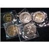 Image 1 : 709. (5) Different Double Eagle Commemorative Coins. Some with gold highlighting.