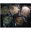 Image 2 : 710. (5) Different Double Eagle Commemorative Coins. Some with gold highlighting.