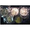 Image 1 : 714. (5) Different Double Eagle Commemorative Coins. Some with gold highlighting.