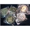 Image 1 : 715. (5) Different Double Eagle Commemorative Coins. Some with gold highlighting.