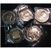 Image 1 : 717. (5) Different Double Eagle Commemorative Coins. Some with gold highlighting.