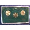 Image 2 : 749. 2001 P, D, S BU & Proof Vermont Statehood Quarter Set. Encased.