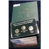 Image 1 : 755. 2002 P, D, S BU & Proof Indiana Statehood Quarter Set. Encased.