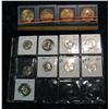 Image 1 : 816. (9) 1965-69 BU & Proof Quarters, & (4) Mint Medals In Stand Up Case BU.