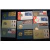 Image 1 : 820. (10) Bicentennial Bronze Medals in First Day Covers.