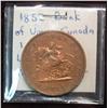 Image 1 : 847. 1852 Bank of Upper Canada Bank Token, Large 2 Variety Heaton Mint. BU.