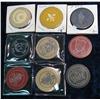 Image 1 : 896. (9)  Gaming Tokens.