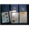Image 1 : 928. (5) Great Britain First Decimal Coin Sets. 5-Coin Sets in Original Holders.  