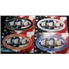 Image 1 : 1035. 2000P, D, Gold & Platnum Statehood Quarter Sets. In Plastic Holders and Boxes.