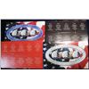 Image 2 : 1038. 2003P, D, Gold & Platnum Statehood Quarter Sets. In Plastic Holders and Boxes.