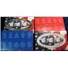 Image 2 : 1039. 2004P, D, Gold & Platnum Statehood Quarter Sets. In Plastic Holders and Boxes.