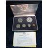 Image 1 : 1068. 1973 British Virgin Islands 6-Coin With Silver Proof Set. In Original Case.