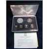 Image 2 : 1068. 1973 British Virgin Islands 6-Coin With Silver Proof Set. In Original Case.