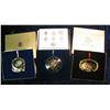 Image 1 : 1071. 1997, 2000 & 2001 US Mint Holiday Ornaments. Issued at $18.95 Each.