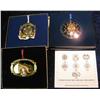 Image 2 : 1071. 1997, 2000 & 2001 US Mint Holiday Ornaments. Issued at $18.95 Each.