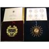 Image 1 : 1072. 1998 & 2000 US Mint Holiday Ornaments. Issued at $18.95 Each.