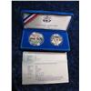 Image 2 : 1126. 1986 Statue of Liberty Half & Silver Dollar Set.