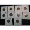 Image 1 : 1209. (10) 1917-57 Lincoln Cent Errors & Varieties.