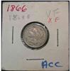 Image 1 : 1211. 1866 US 3c-Piece EF.
