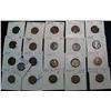 Image 1 : 1214. (21) Lincoln Cents 1910-1962 G-VF With Some Errors and Varieties.