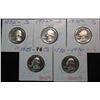 Image 1 : 1217. (2) 1972S, 74S, (2) 76S  Washington Quarters. Proof.