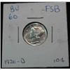 Image 1 : 1245. 1926D Mercury Dime. BU-60. FSB.