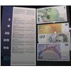 Image 2 : 1249. Set First Serial Number Banknotes of the State of Israes, Containing 4 Crisp Notes. 1-New Sheq