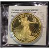 Image 1 : 1276. Copy 1933 US $20. Gold. 24K Gold Plated. Proof.
