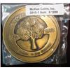 Image 1 : 1288. 1872-1972 Arbor Day 3" Commerative Medal.