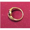 Image 2 : 1305. Ladies 10K Gold Ring With Black Onyx Setting.