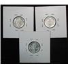 Image 2 : 1343. 1935S AU, 37D EF & 40P BU Mercury Dimes.