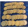 Image 1 : 1399. (50) Assorted Indian Head Cents,Grades To VF, 80's, 90's, 00's.