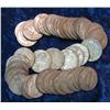 Image 1 : 1404. (40) Assorted Silver War Time Nickels,Roll. Circulated.