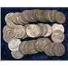 Image 2 : 1404. (40) Assorted Silver War Time Nickels,Roll. Circulated.