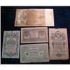 Image 1 : 1472. (5) Assorted Old Russin Notes,1898-1900's. Circulated.