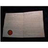 1479. 1904 U.S. Land Grant Certificate 180 Acres In California,T. Roosevelt Signature.