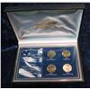 Image 1 : 1491. 2004-2005 Westward Journey Nickel Set,4 Coins In Display Case/Box.