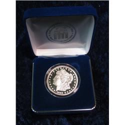 1503. 1889 CC Proof Morgan Silver Dollar Copy In Display Case,National Collectors Mint #AK0843