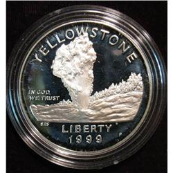 1512. 1996 P Yellowstone Silver Dollar. Proof