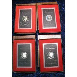 1517. 1971-74 Eisenhower Silver Proof Dollar Set,