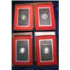 Image 1 : 1517. 1971-74 Eisenhower Silver Proof Dollar Set,