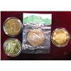 Image 1 : 1524. (4) Assorted Medals 59 Alaska,86 Liberty,100 Franks Copy,Denver Mint.