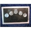 Image 2 : 1535. 1943 Steel Cent Set In Display Case. 5 Coins