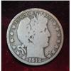 Image 1 : 1568. 1912 Barber Type Silver Half Dollar. G.