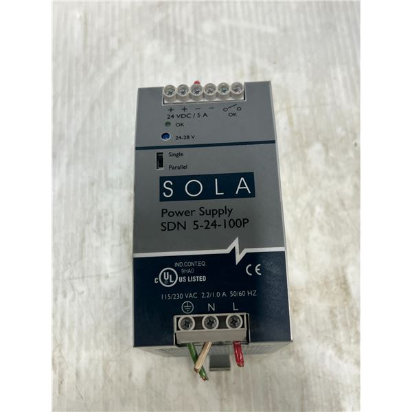 Sola #SDN 5-24-100P Power Supply