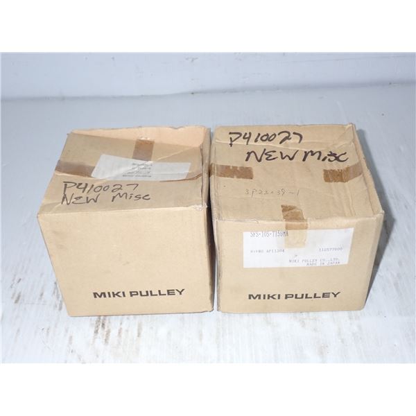 Lot of (2) NEW - Miki Pulley Co. #SFS-10S-T159MA Pulleys